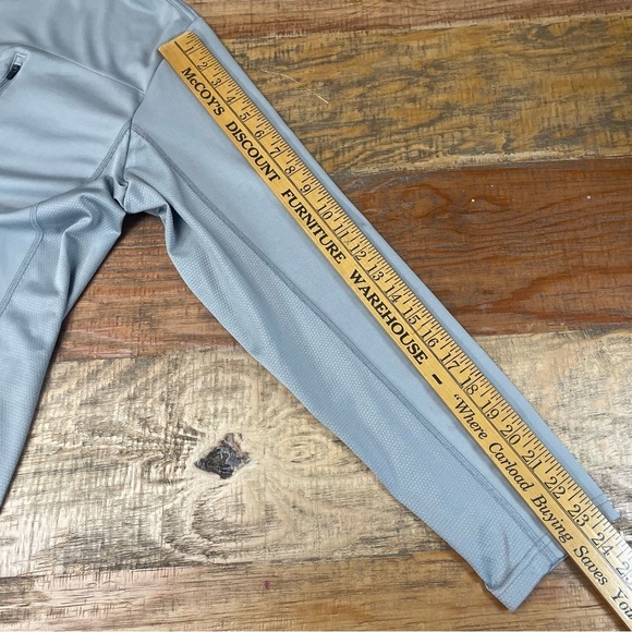 Men's Huk Icon X Long Sleeve Performance Shirt Chest Zipper Pocket Gray L - Picture 6 of 8